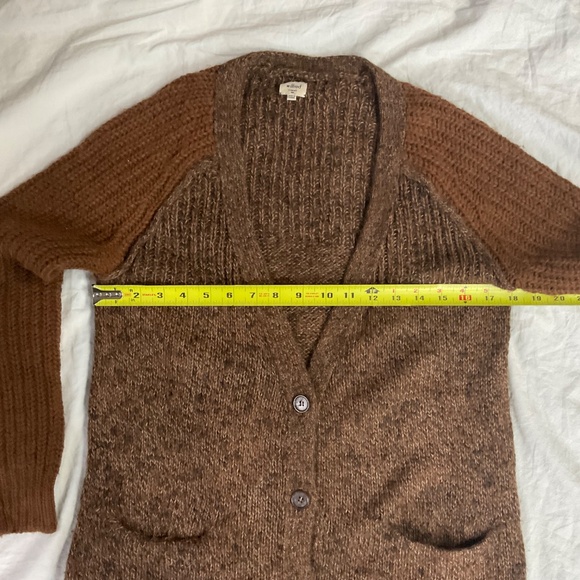 Wilfred Long Brown 100% Alpaca Cardigan (xs) - Picture 5 of 10